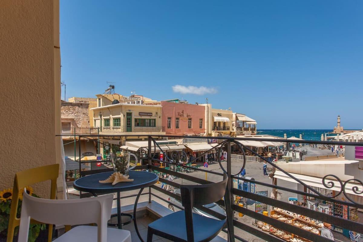 Faro Apartments Hriszí Aktí Haniá Kültér fotó
